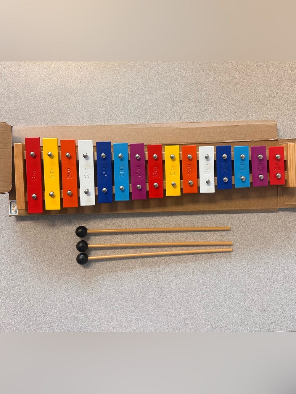 Colorful Celemoon Kids Xylophone with 3 Mallets - Rainbow Musical Toy
